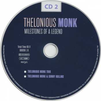 10CD/Coffret Thelonious Monk: Milestones Of A Legend