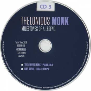 10CD/Coffret Thelonious Monk: Milestones Of A Legend