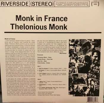 LP Thelonious Monk: Monk In France