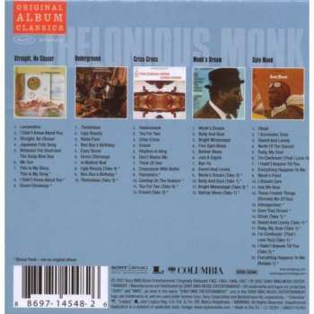 5CD/Coffret Thelonious Monk: Original Album Classics