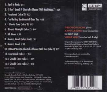 CD Thelonious Monk: Thelonious Himself