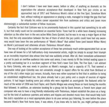 CD John Coltrane: Thelonious Monk With John Coltrane