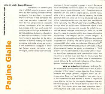 CD Theo Jörgensmann: Pagine Gialle