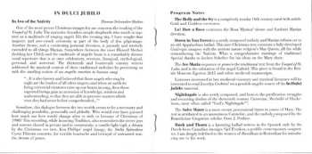 CD Therese Schroeder-Sheker: In Dulci Jubilo