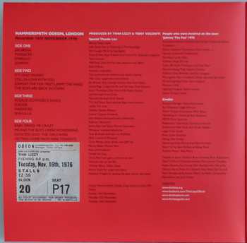 2LP Thin Lizzy: Live And Dangerous At Hammersmith 16 Nov 1976