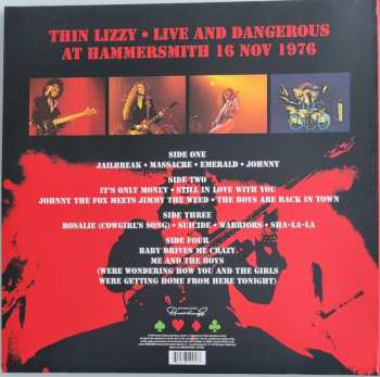 2LP Thin Lizzy: Live And Dangerous At Hammersmith 16 Nov 1976