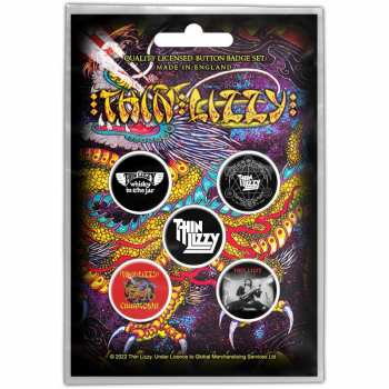 Merch Thin Lizzy: Ensemble de plaques Chinatown