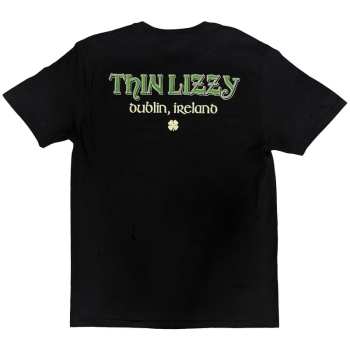 Marchandises Thin Lizzy: Thin Lizzy Unisex T-shirt: Celtic Ring (back Print) (small) S