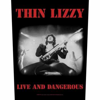 Merch Thin Lizzy: Décoration arrière Live & Dangerous
