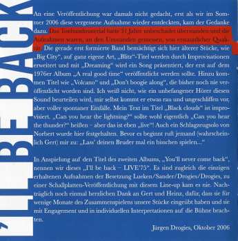 CD Thirsty Moon: I'll Be Back - Live '75