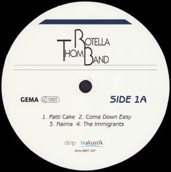 2LP Thom Rotella Band: Thom Rotella Band
