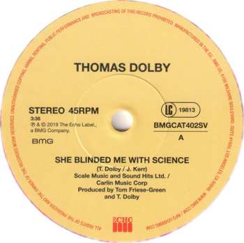 SP Thomas Dolby: She Blinded Me With Science CLR | LTD