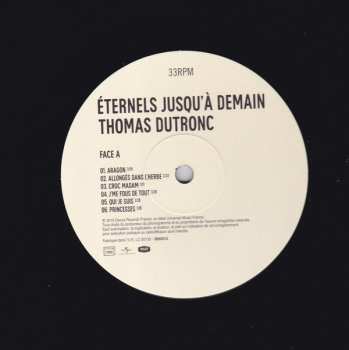 LP Thomas Dutronc: Éternels Jusqu'À Demain LTD
