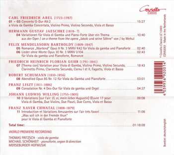 CD Michael Schönheit: The 19th-Century Viol
