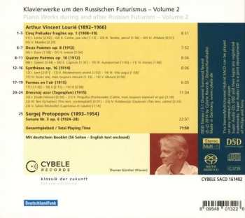 SACD Arthur Lourié: Klavierwerke Um Den Russischen Futurismus Vol. 2
