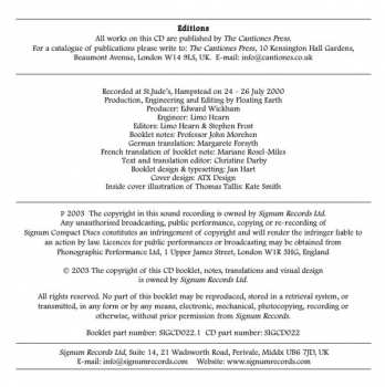 CD Thomas Tallis: Music For A Reformed Church