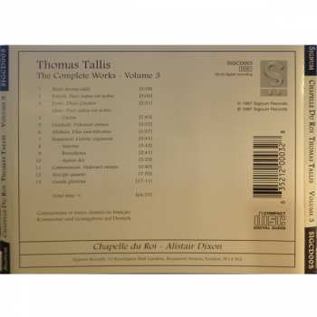 CD Thomas Tallis: Music For Queen Mary