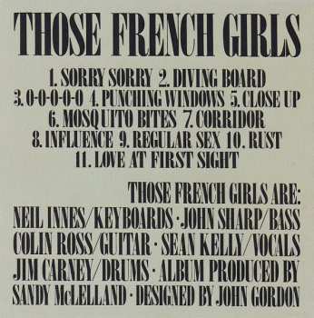 CD Those French Girls: Those French Girls