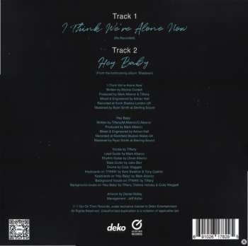LP Tiffany: I Think We're Alone Now / Hey Baby LTD | PIC | CLR
