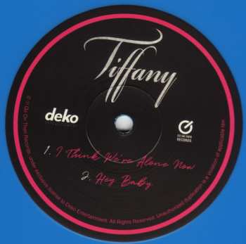 LP Tiffany: I Think We're Alone Now / Hey Baby LTD | PIC | CLR