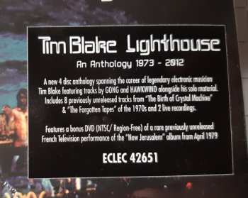 3CD/DVD/Coffret Tim Blake: Lighthouse An Anthology 1973 - 2012
