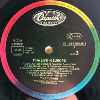 2LP Tina Turner: Tina Live In Europe