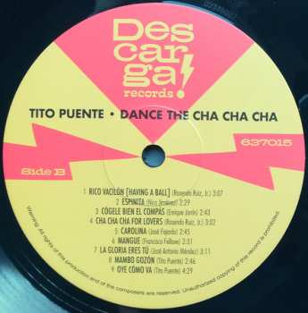 LP Tito Puente And His Orchestra: Dance The Cha Cha Cha LTD