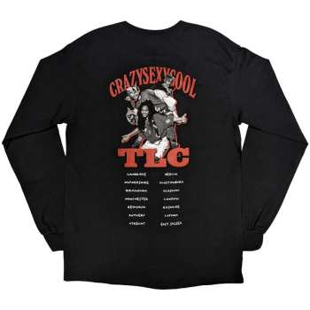 Marchandises TLC: Tlc Unisex Long Sleeve T-shirt: Crazysexycool Photo European Tour 2022 (back Print & Ex-tour) (small) S