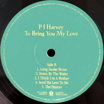 LP PJ Harvey: To Bring You My Love