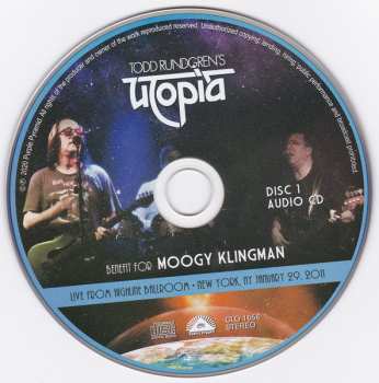 4CD/2DVD/Coffret Utopia: Benefit For Moogy Klingman