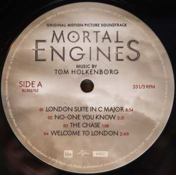 LP Tom Holkenborg: Mortal Engines (Original Motion Picture Soundtrack)