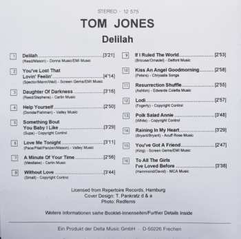 CD Tom Jones: Delilah