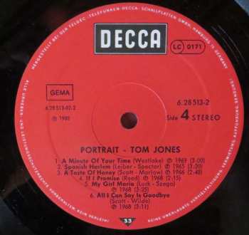 2LP Tom Jones: Portrait