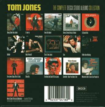 17CD/Coffret Tom Jones: The Complete Decca Studio Albums Collection