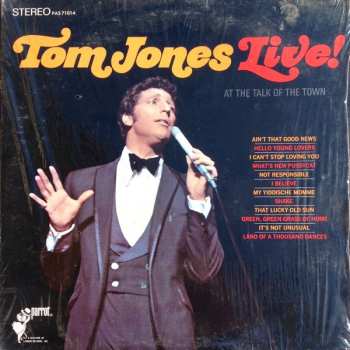 LP Tom Jones: Tom Jones Live! At The Talk Of The Town