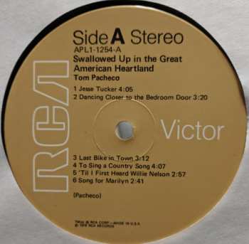 LP Tom Pacheco: Swallowed Up In The Great American Heartland