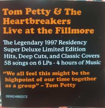 6LP/Coffret Tom Petty And The Heartbreakers: Live At The Fillmore - 1997 DLX | NUM | LTD