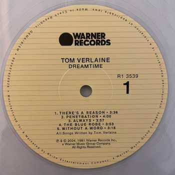 4LP/Coffret Tom Verlaine: Souvenir From A Dream: The Tom Verlaine Albums (1979-1984) LTD | CLR