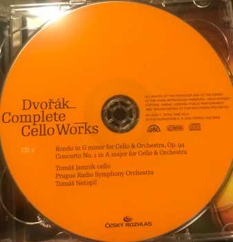 2CD Tomáš Jamník: Dvorák Complete Cello Works