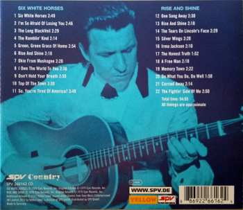 CD Tommy Cash: Six White Horses & Rise And Shine