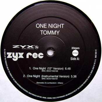 LP Tommy: One Night