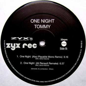 LP Tommy: One Night