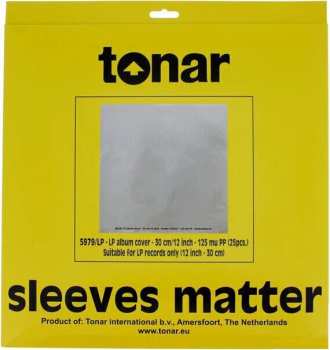 Audiotechnika Tonar Pochettes extérieures LP (125 Micron)