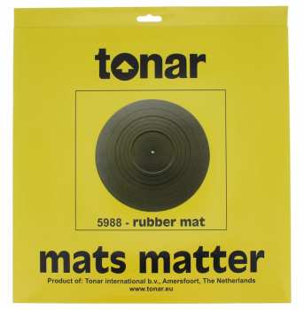 Technique audio Tonar Rubber Mat