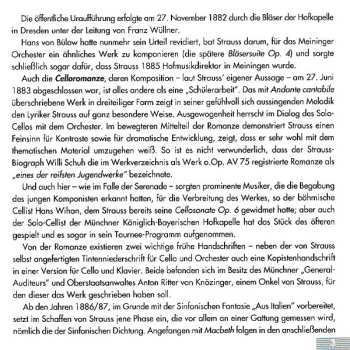 CD Richard Strauss: Don Quixote | Celloromanze | Bläserserenade