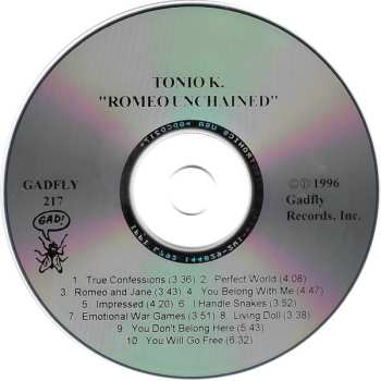 CD Tonio K.: Romeo Unchained