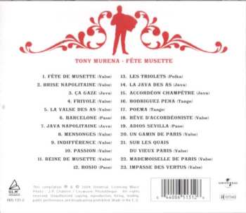 CD Tony Murena: Fête Musette