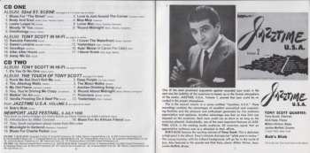 2CD Tony Scott: Three Classic Albums Plus: 52nd St. Scene / Tony Scott In Hi-Fi / The Touch Of Tony Scott / Newport 1958