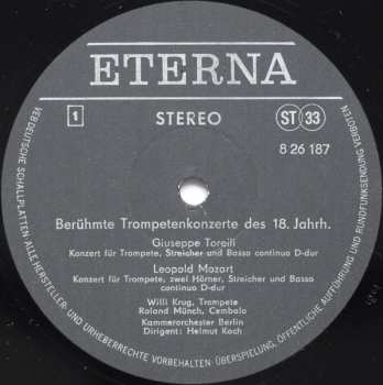 LP Joseph Haydn: Berühmte Trompetenkonzerte Des 18. Jahrhunderts