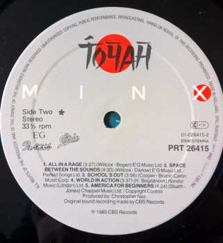LP Toyah: Minx